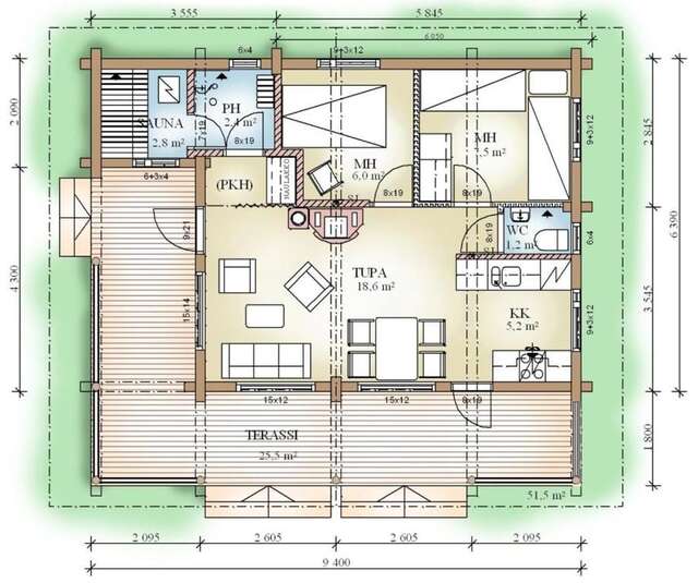 Виллы Villa Blue beach / Siniranta Паркано-36